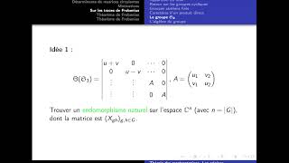 Origines de la théorie des représentations 22 [upl. by Smith]