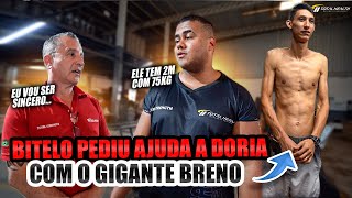 DORIA MANDOU A REAL COM BITELO SOBRE O GIGANTE BRENO DE 75KG [upl. by Wyon]