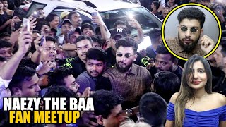 NAEZY Mobbed By Huge Crowd Arriving At Fan Meetup In Malad With Sana Sultan  Bigg Boss OTT 3 [upl. by Hamon402]