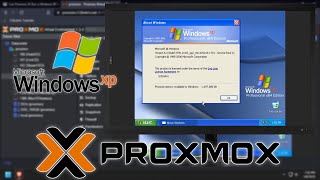 Can Proxmox VE Run a Windows XP VM [upl. by Anauj]