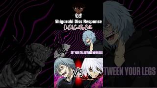 Shigaraki Diss Response on DLeGend Rap Battle 🗿🔥 jujutsukaisen myheroacademia rapbattle [upl. by Ecertal26]