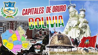 ¿Cuáles son las Provincias y Capitales de Oruro  Bolivia 🇧🇴  Geografia [upl. by Yentruoc]