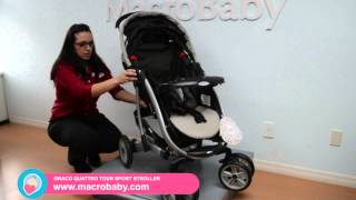 MacroBaby  Graco Quattro Tour Sport Stroller [upl. by Ettenim]