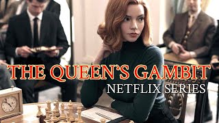 Beth Harmons QUEEN SACRIFICES  The Queens Gambit Netflix [upl. by Yllor]