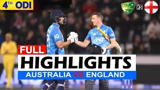 England vs Australia 4th ODI HIGHLIGHTS 2024  Clinical England decimate Australia to level series [upl. by Neeron908]