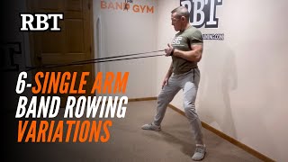 6Single Arm Band Rowing Variations To Try [upl. by Feeney]