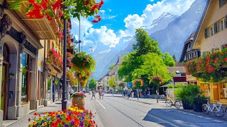 Summer is back in Interlaken 🇨🇭 Best town in Switzerland [upl. by Tomi]