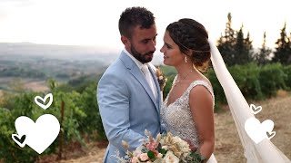 Stunning wedding Get married in Italy  Toscaanse bruiloft  Barend en Jessica [upl. by Yannodrahc]