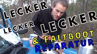 Buchweizen Kochen über Feuer amp Faltboot Reparatur  Finnland  S03 EP26 [upl. by Nohshan268]