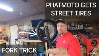 PUTTING STREET TIRES THE PHATMOTO ALLTERRAIN [upl. by Aver361]