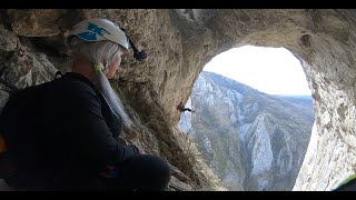 Via Ferrata Sky Fly  Cheile Turzii Grota lui Hili Climbing Full Route Cluj ROMANIA GoPro HD [upl. by Casavant]