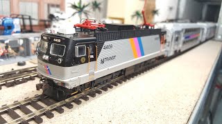 Atlas EMD AEM7 New Jersey Transit [upl. by Lynnett352]