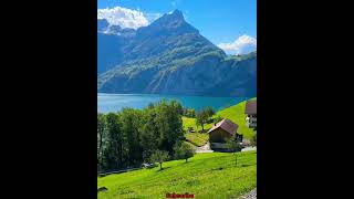 BeautifulNature in SwitzerlandNature videoVillage Houserelaxing Music naturerelaxing short [upl. by Mikol]