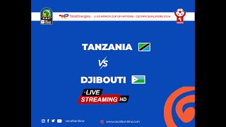 Tanzania vs Djibouti Live  U20 Africa Cup of Nations AFCON CECAFA Qualifiers 2024 [upl. by Eerehc167]