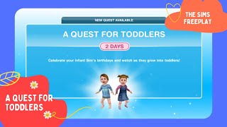 TUTORIAL A QUEST FOR TODDLERS  THE SIMS FREEPLAY INDONESIA🇮🇩 [upl. by Durkee]