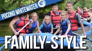 Pocono Whitewater  Family Style Whitewater Rafting [upl. by Dodson205]