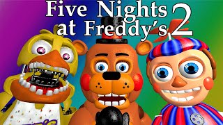 Five Nights at Freddys 2  Full Horror Game Playthrough w Lui Countdown to FNAF Movie [upl. by Kerril]