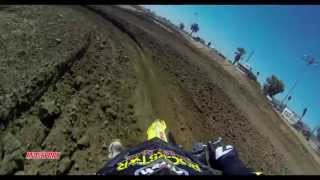 MotoSport Helmet Cam Nico Izzi At Perris Raceway [upl. by Anoved]