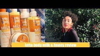 Lotta Body Milk amp Honey Review Fluffy Braidout Tutorial No Heat [upl. by Oiluj]