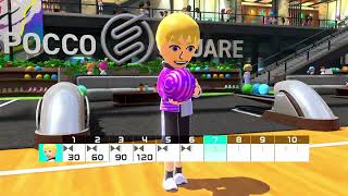 nearly a perfect score in switch sports bowling [upl. by Dennett599]