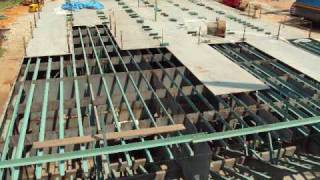 220Ft Deck Barge Construction Project Part 1 [upl. by Grobe]