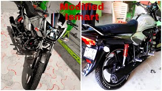 Modified ismart bike   Modified hero splendor ismart  Modifications [upl. by Vas853]