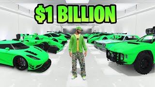 This GTA 5 Garage Is Worth ONE BILLION Dollars [upl. by Anadal]