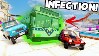 BeamNG Infection But We Use The BIGGEST amp SMALLEST Vehicles To Hunt Eachother [upl. by Karrie]