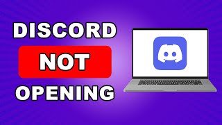 How To Fix Discord Not Opening on PC  How To Fix Discord Not Loading on PC [upl. by Paley]