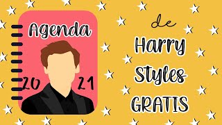 AGENDA 2021 PARA IMPRIMIR GRATIS DE HARRY STYLES [upl. by Notirb]