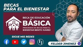 Paso a paso del registro para las quotBecas del Bienestar Benito Juárezquot en Educación Básica [upl. by Ronn793]