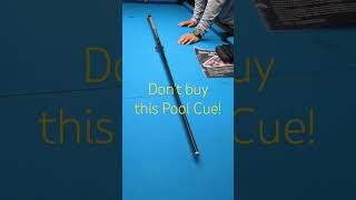 Attention Cue Makers I couldnt Recommend this Pool Cue trending billiards viralvideos [upl. by Llednol]