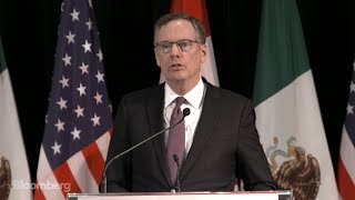 US Trade Rep Says Nafta Talks Progressing Very Slowly [upl. by Enovahs599]