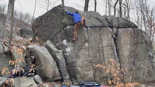 Africa Tattoo V7  Powerlinez Bouldering Oliphant Boulder [upl. by Stacee]