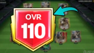 110 OVR I Saw First 110 OVR Squad In FC Mobile  Also Our First Ever Squad Upgrade [upl. by Notgnilliw]