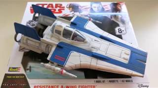 Revell Resistance A Wing Fighter from Star Wars The Last Jedi [upl. by Sivat756]