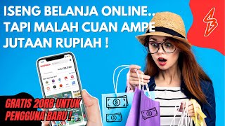 CUMA DI SINI BELANJA ONLINE MALAH JADI CUAN APLIKASI PENGHASIL UANG  CASHBACK MENGGUNAKAN SHOPBACK [upl. by Agee35]