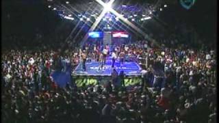 CMLL 020609 Místico Volador Jr La Sombra VS Mr Niebla Felino Negro Casas 33 [upl. by Galateah]