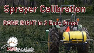 Calibrating Your Sprayer in 3 Easy Steps [upl. by Ysnap502]