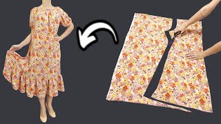 How to sew a summer dress that can be worn in two ways [upl. by Matthiew]