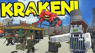 MASSIVE KRAKEN ATTACKS MAD MAX TOWN  Tiny Town VR Gameplay  Oculus VR Game [upl. by Ylenats]