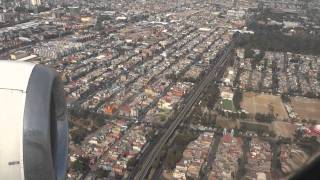 ATERRIZAJE MEXICO MAGNICHARTERS  APPROACH AND LANDING IN MEXICO CITY [upl. by Muhcon125]