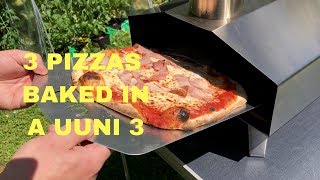 Uuni 3 and 3 homemade woodfired oven pizzas  Ooni [upl. by Akemot]