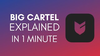 How To Use Big Cartel In 2024 Website Tutorial For Beginners [upl. by Towill]