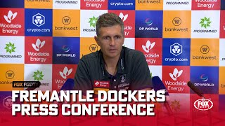 Fremantle Dockers Press Conference  Round 4 080423  Fox Footy [upl. by Roosevelt]