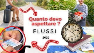 Decreto Flussi quanto aspettare dopo linvio della domandaquanto tempo aspettare il nulla osta [upl. by Atteiluj]