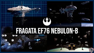 Fragata EF76 Nebulon B AnálisisNaves de Star Wars [upl. by Ardnwahs]