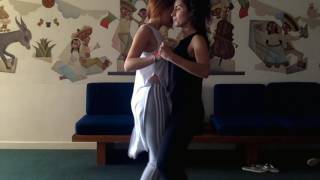 Lead and follow Sophie Fox y Lucero Huitrón Kizomba Woman [upl. by Yarazed]