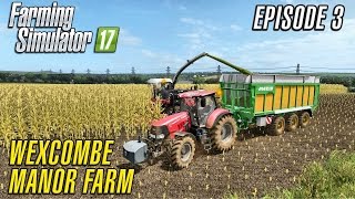 Lets Play Farming Simulator 2017  Wexcombe Manor Farm 17  Episode 3 [upl. by Hansiain]