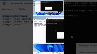 ACTIVA WINDOWS 11 FACIL Y RAPIDO CON CMD windows windows11 tutorial tecnología cmd 2024 [upl. by Marmion]